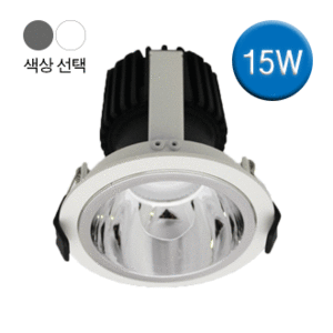 LED 스포트 매입 (15W)_2컬러/LED매입등/거실조명/가구매입/인테리어조명/매장조명
