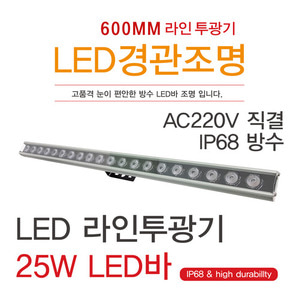 LED25W라인바/라인투광기