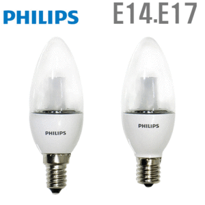 LED 필립스 촛대구 4W(전구색.E14.E17)/LED램프/LED캔들/LED조명