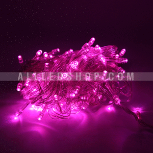 LED은하수전구 100구 투명줄 핑크/크리스마스전구/파티전구/츄리용전구/크리스마스츄리