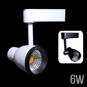 LED 스팟조명 6W (9886) 2컬러/전용 LED안정기포함/led레일조명/포인트조명/매장조명/주방조명/스포트라이트/스포트레일/LED조명/LED카페조명