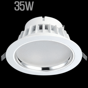 LED 매입등 원형확산아크릴 35W(5008)/전용 LED안정기포함/상업용매입등/아파트매입등/LED다운라이트