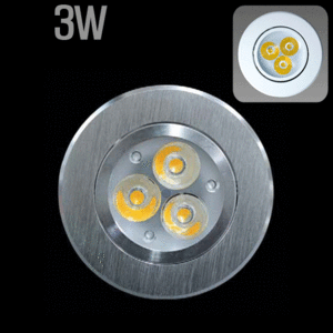 LED 매입등 파워 3W(901)_2컬러/전용 LED안정기포함/LED다운라이트/거실조명/현관조명