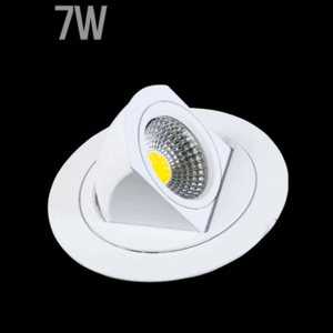LED 매입등 하이파워 COB CHIP 7W(2018)/전용 LED안정기포함/LED다운라이트/거실조명/현관조명