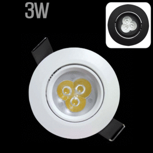 LED 다운라이트 가구매입등 3W(9504)_2컬러/전용 LED안정기포함/LED매입등/거실조명/가구매입/인테리어조명