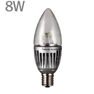 롱램프/LED 램프 촛대구 8W/LED캔들/LED촛대구/LED가정용전구/LED전구/LED램프/LED조명/LED간접조명