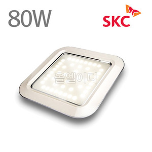 SKC LED 투광등 80W(주광색)/실내외용등/터널등/정비소등/건물외벽등/간판등/공장등/작업등/건물벽등/LED투광등/LED투광기